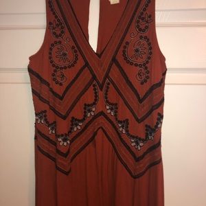 Rusty orange Maeve romper